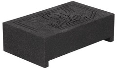 ROCKVILLE RQT10 10″ Bedliner Sprayed Shallow Sealed Car/Truck Sub Box Enclosure