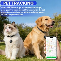 For IOS Android 4Pcs Bluetooth GPS Smart Tag Air Key Pet Finder Tracker Locator