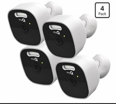 4-PACK BRAND NEW myQ Outdoor Battery Camera | 2K Camera, Color Night Vision