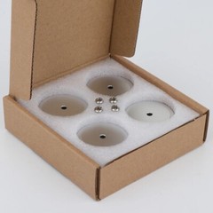 4pcs Aluminum HiFi Audio Amp Speaker Turntable Isolation Feet Equipment Base Pad