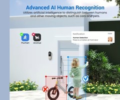 Wireless Video Doorbell Camera 1080p with Clear Night Vision for Front Door