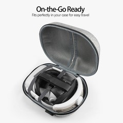 Head Strap for Meta Quest 2 VR Headset Elite Strap Adjustable Soft Cushion