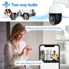 JideTech 4K 8MP Outdoor PTZ IP PoE Camera 200x Hybird Zoom Full Color PTZ Camera