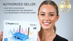 SUPERBOX S6 MAX MEDIA STREAMER – 1700 CHANNELS – NFL, NBA,MLB, NHL, NCAA, PPV
