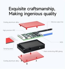 5P 13S DIY battery Holder & Strip Nickel & 13S 48V 40A Daly Li-ion BMS