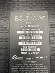 TiVo BOLT for ANTENNA or CABLE ~ LIFETIME SERVICE ~ 1TB HARD DRIVE Upgraded
