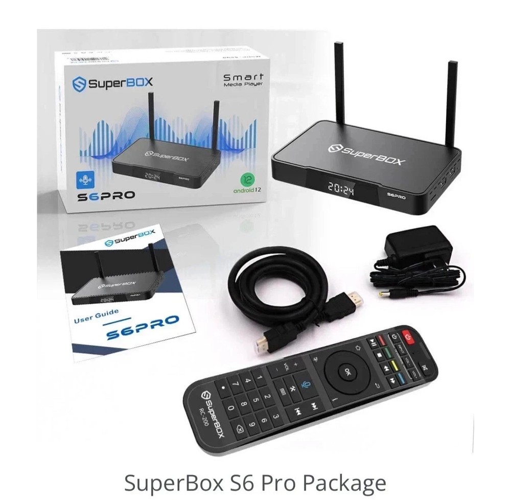 SuperBox S6 Pro – Ready 2 Go – Authorized Distributor with 100% Free shipping
