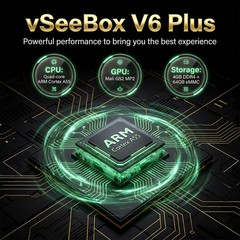 vSeeBox V6 Plus Android TV Box Newest Model Streaming Box AUTHORIZED DISTRIBUTOR