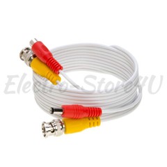 Premade CCTV Cable Security Camera Siamese Wire BNC DC Power Video RG59 DVR Lot