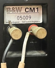 B&W BOWERS AND WILKINS CM1 CM2 CONCEPT 90 FLOOR STANDING SPEAKERS PAIR SET