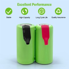 2.4V 0.5-2Ah Ni-MH Ni-Cd Battery for Waterpik Water Flosser WP-450 GP130AAHE2B1H