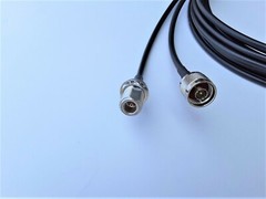 US MADE LMR-240 (LSR-240) N MALE to N FEMALE Coaxial RF Pigtail Cable 50 ohms