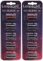25 A544 4LR44 PX28A 476A GP476 K28L L1325 V28PX 6V Collar Batteries By LOOPACELL