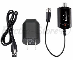 HDTV Antenna Amplifier Signal Booster TV High Gain Channel Boost Indoor VHF UHF