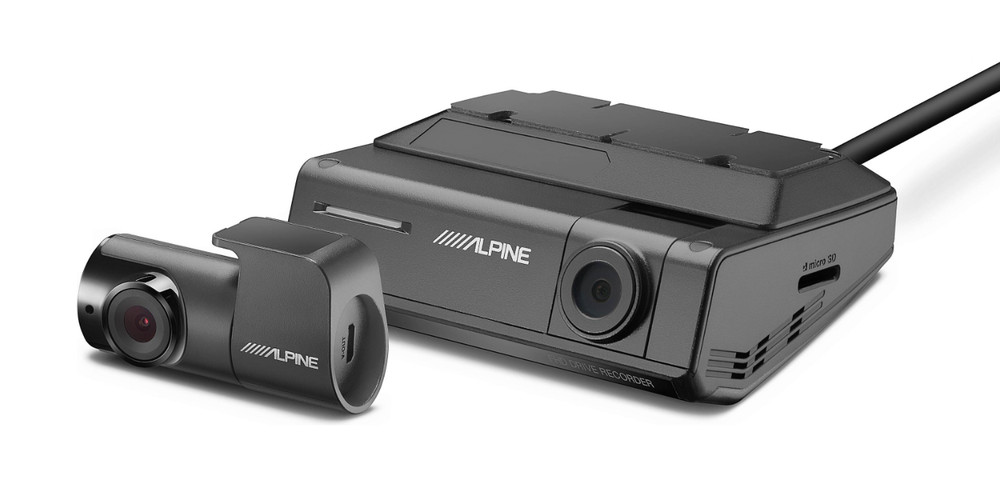 Alpine DVR-C320R HD Dash & Rear-View Cam with Wi-Fi