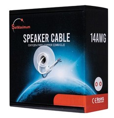 Pure Copper Speaker Cable 14 16 18 AWG In Wall Oxygen CL3 Bulk Audio Wire Lot