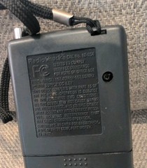Radioshack 12-254 Portable SAME NOAA Weather Radio Battery Antenna Works Great