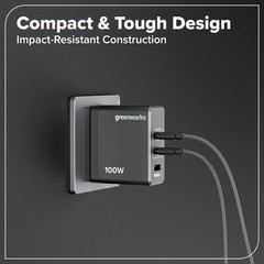 Greenworks 100W USB-C GaN II Charger AC10WAD