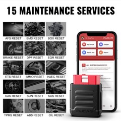 MUCAR OBD2 Scan Tool Bluetooth All System ABS SRS Engine Car Fault Code Reader