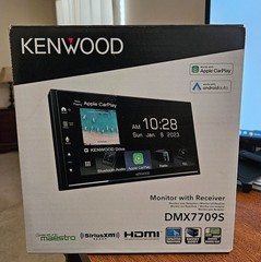 Kenwood DMX7709S 6.8″ Monitor with Receiver and Capacitive Touch Panel – Black