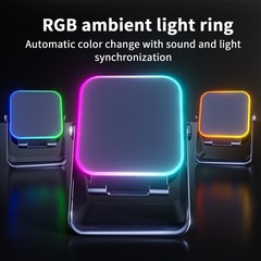 NEW Wireless Induction Speaker 5-in-1 Bluetooth Speaker With Phone Stand USA