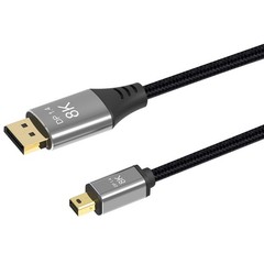 1m Laptop Mini DP to DP Cable Conversion Cord 8K@60Hz 4K@144Hz DisplayPort 1.4 t