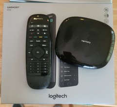 Logitech Harmony Elite w/Companion Remote, Hub, 2 IR Blasters & Power