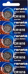 CR 1616 RENATA WATCH BATTERY CR1616 ECR1616 FREE SHIPPING Authorized US Seller