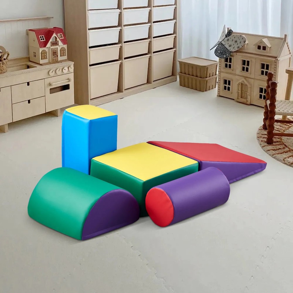 Climbing Toys, 5-Piece Set, Foam Climbing Toys for Toddlers 6 Months to 3 Years