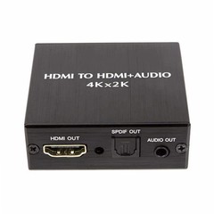 4K x 2K Video Audio Extractor HDMI to 3.5MM Audio Converter Stereo Adapter