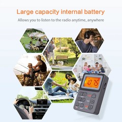 FM/AM portable mini radio, multi-function radio, MP3, 3.5 headphone jack