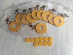 10X Click Wheel + Center Button for iPod Video 5th 5.5 Gen 30GB 60GB 80GB YELLOW