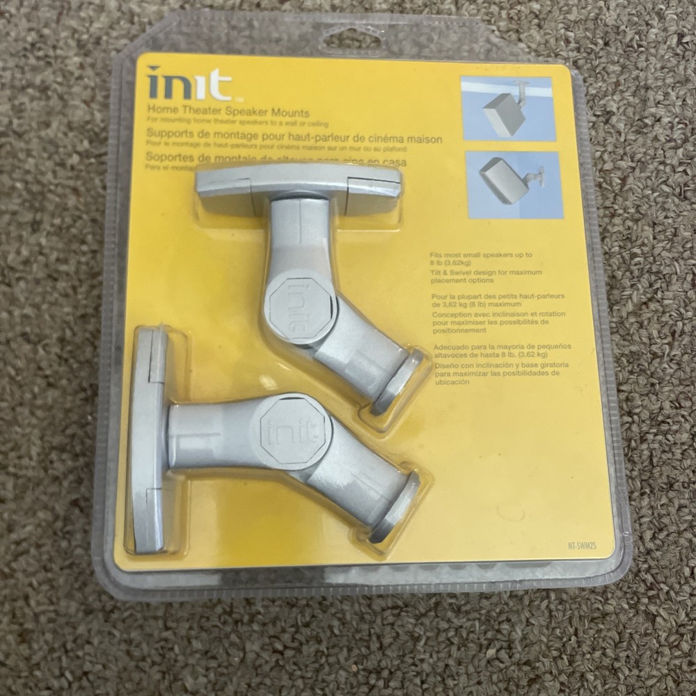 init Home Theater Speaker Mounts, for mounting speakers to wall or ceiling
