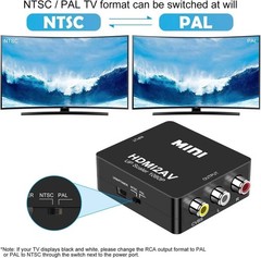 HDMI To RCA AV Adapter Converter Cable CVBS 3RCA 1080P Composite Video Audio