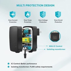 Universal AC to DC 3V~12V Adjustable Power Adapter Supply Charger Electronics