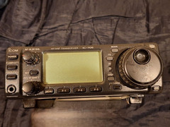 MARS MOD ICOM IC-706 HF/VHF Transceiver 100W Only power-on has been confirmed
