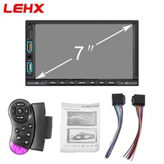 7″ Single 1Din Touch Screen Stereo Bluetooth Radio Car Apple/Android Carplay GPS