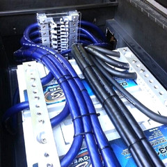8 Gauge 250FT Blue Black Platinum Speaker Wire Amp Power Wire Ground Car Audio