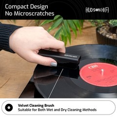 Hudson Hi-Fi Vinyl Record Cleaning Kit – All Essential Vinyl Record Player Acces