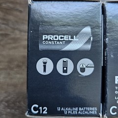 Duracell Procell Alkaline Batteries C (5 Boxes 12 Each) 60 Batteries