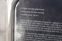 NEW – ONN ON9150V2 Portable Speaker AC or battery powered made for iPhone iPod