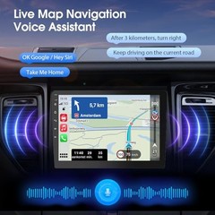 10.1 Inch Carplay Screen for Car,8 cores Radio Screen with RAM 4GB+ROM 64GB
