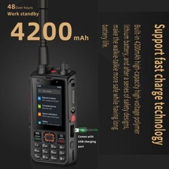 ANYSECU W6PRO 4G Network Radio Android 10 Real-ptt Zello UHF DMR Digital Radio