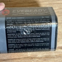 EVEREADY 6V Battery, Super Heavy Duty 6 Volt Battery, 1 Count