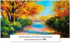 SYLVOX 55” Deck Pro Outdoor TV Waterproof 4K Smart TV 1000 nits for Partial Sun