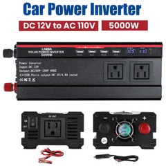 7000Watt Power Inverter Pure Sine Wave 24V to 110v 120v Solar Off Grid System RV
