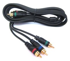 BAFO Premium 24K Gold Plated RGB Component Video Cable 10′ 10FT Retail Pack