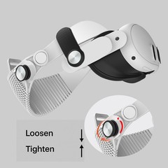 Breathable Lightweight Soft Gel Adjustable Headband Headset Strap For Quest 3/3S
