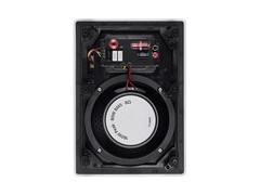 Monoprice 2-Way Carbon Fiber In-Wall Speakers – 8in With Ribbon Tweeter (pair)