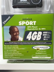 MP3 Player INSIGNIA Sport NS-4V17B Bluetooth 4GB + MicroSD Slot Blue-SEALED